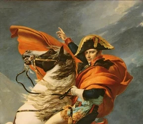 Napoléon franchissant les Alpes le 20 mai 1800, 1803 (détail de 101627)